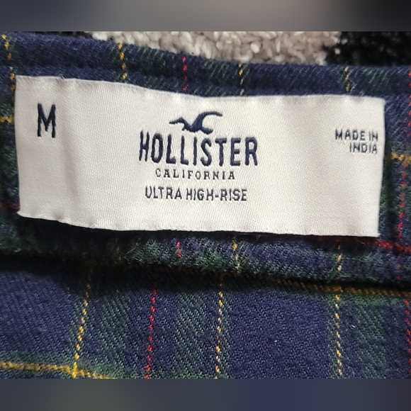 Women's hollister ultra high-rise plaid Skirt size medium - Picture 3 of 5